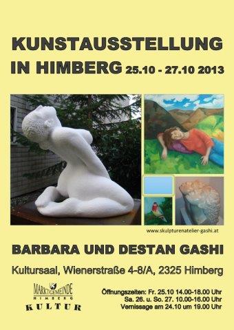 Kunstausstellung Barbara und Destan Gashi in Himberg